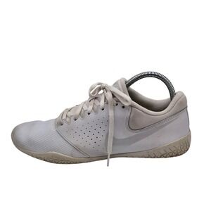 Nike Cheer Shoes Womens Size 10 White Mesh Cheerleading Sneakers 943790-100